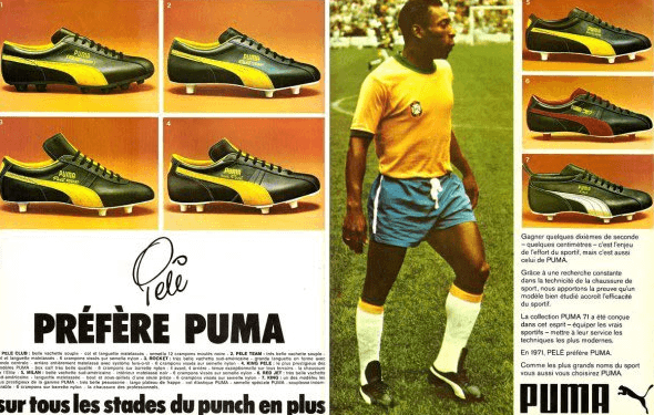 Pelé, Adidas and Puma - An Interesting Story