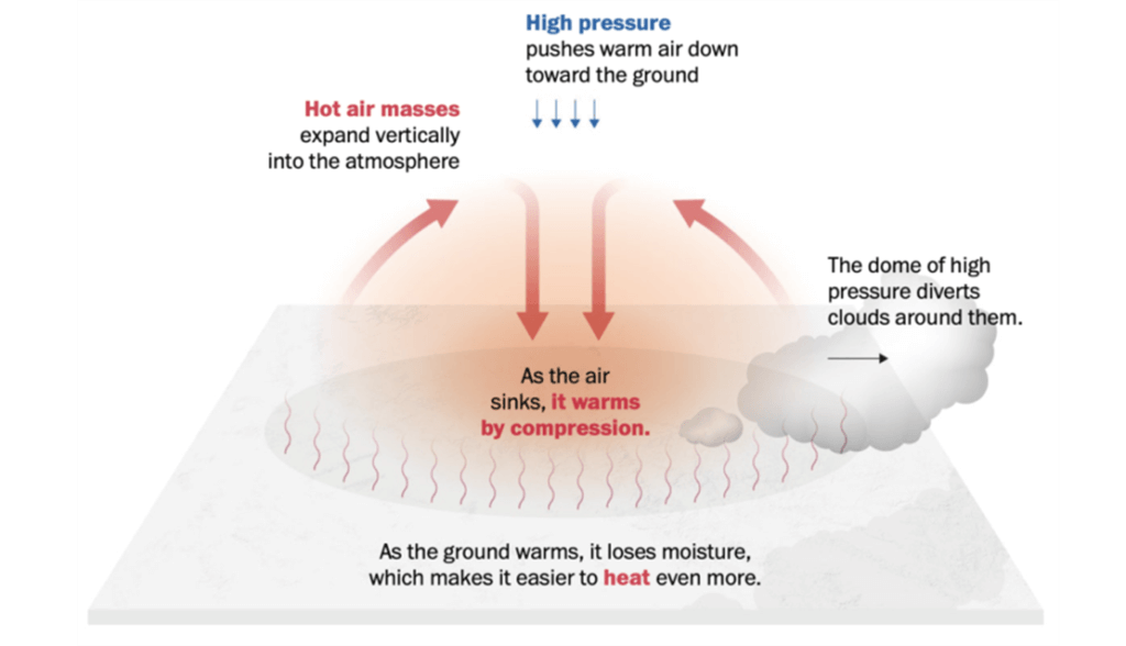 The Potential Retraction of the Heat Dome over North-West India